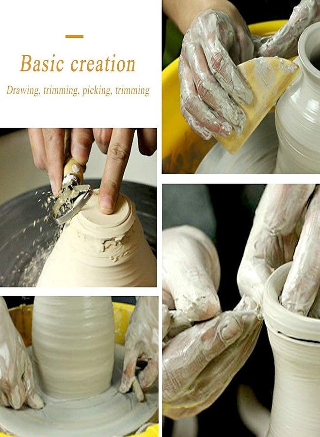 اميغوز مجموعة أدوات تنظيف الطين الخشبية من AmigozZ مكونة من 8 قطع، تتضمن أدوات تقطيع الطين، والتشكيل، والتشذيب، وهي مناسبة للمبتدئين في صناعة الفخار، بالإضافة إلى أدوات التنعيم والتنظيف والنحت والتشكيل. - Image 4